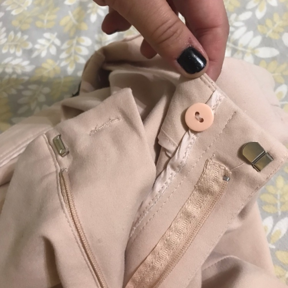 Zara Blush Skinny Leg Dress Pants - Picture 3 of 6